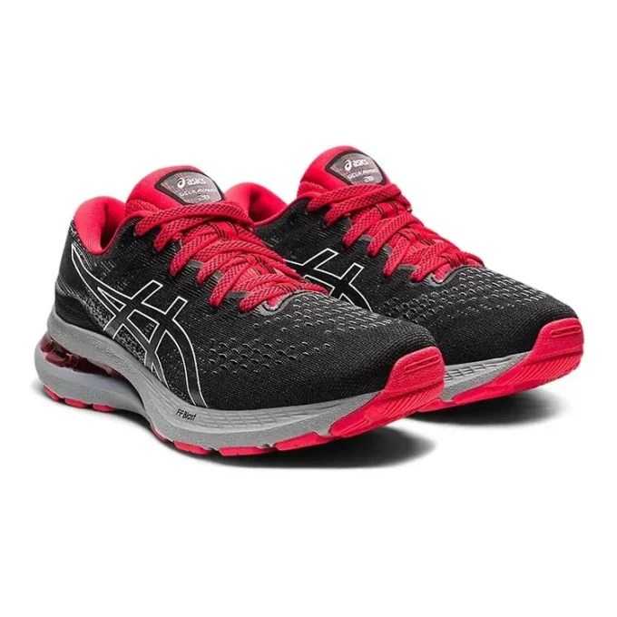 Gel-Kayano 28 „Black Electric Red“
