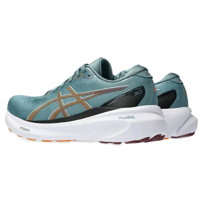Gel-Kayano 30 „Foggy Teal Bright Orange“