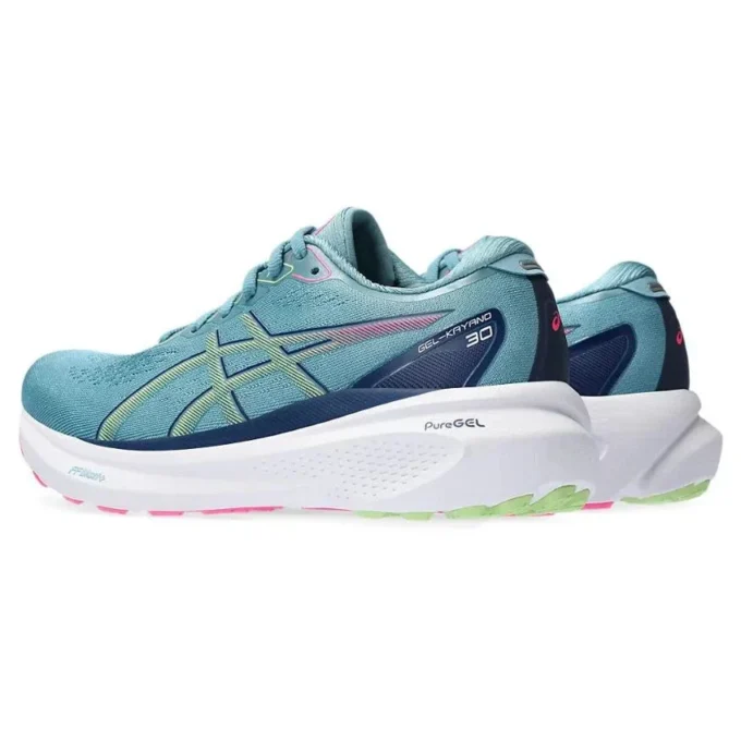 Gel-Kayano 30 „Gris Blue Lime Green“