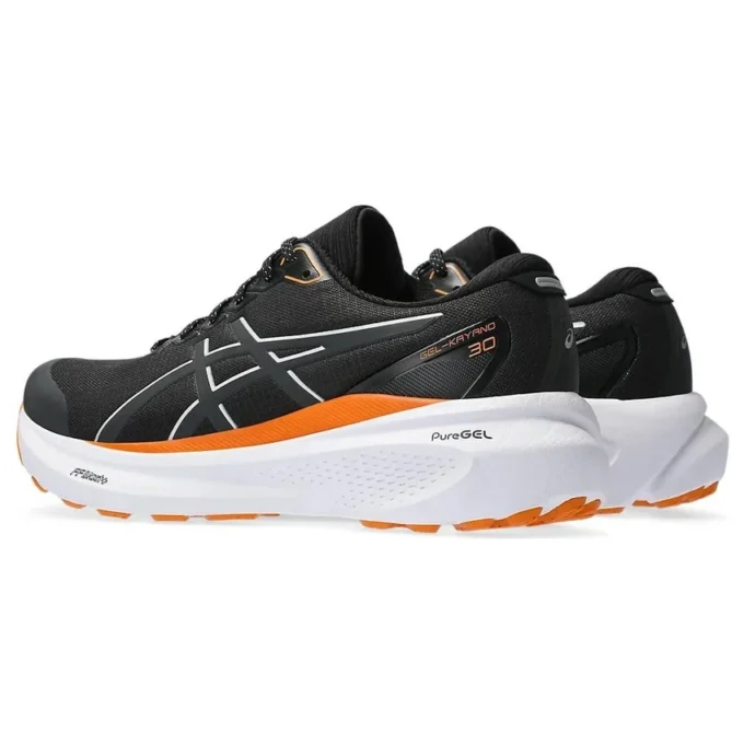 Gel-Kayano 30 Laufschuhe „Schwarz Orange Weiß“