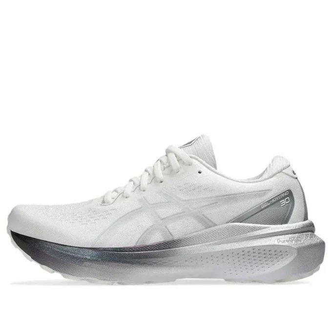 Gel-Kayano 30 Platinum „Real White Pure Silver“