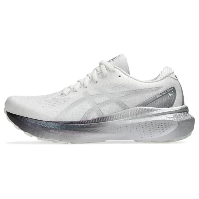 Gel-Kayano 30 Platinum „Real White Pure Silver“