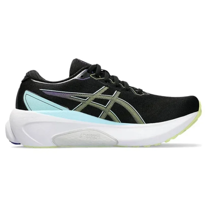 Gel-Kayano 30 „Schwarz Blau Leuchtend Gelb“