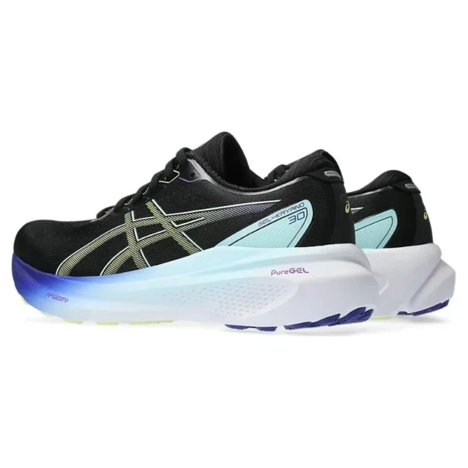 Gel-Kayano 30 „Schwarz Blau Leuchtend Gelb“