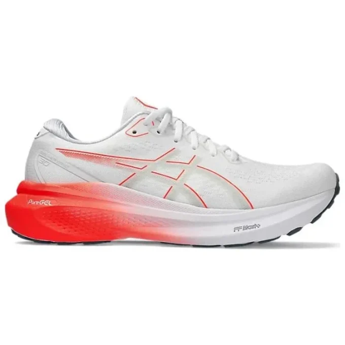 Gel-Kayano 30 „White Sunrise Red“