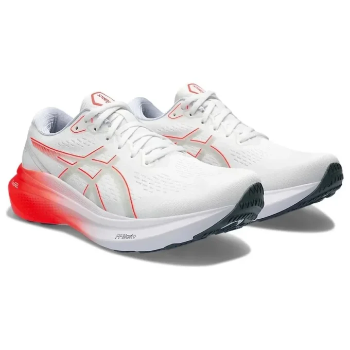 Gel-Kayano 30 „White Sunrise Red“