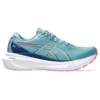 Gel-Kayano 30 Wide „Gris Blue Lime Green“