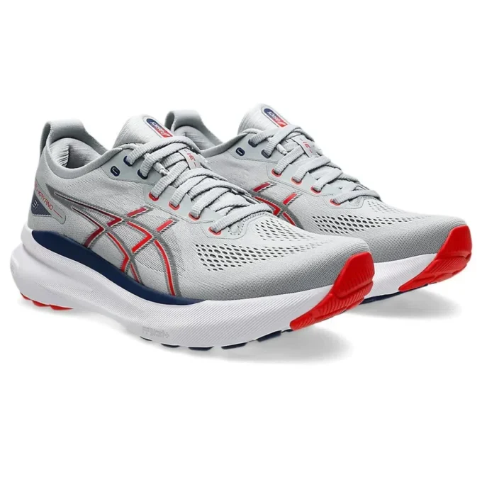 Gel-Kayano 31 „Piedmont Grey Fiery Red“