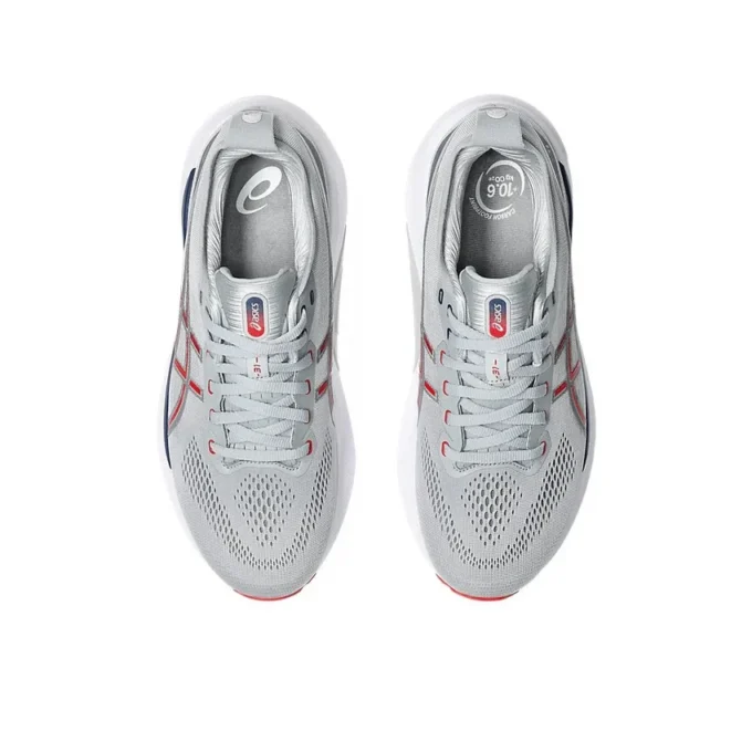 Gel-Kayano 31 „Piedmont Grey Fiery Red“