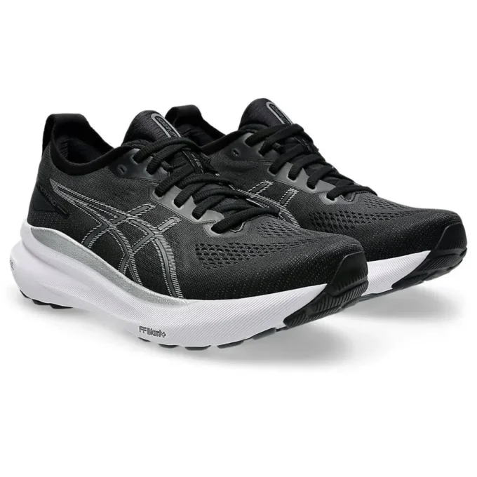 Gel-Kayano 31 Wide Sneakers „Black Pure Silver“