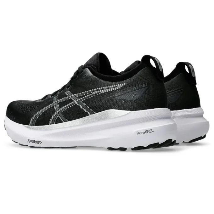 Gel-Kayano 31 Wide Sneakers „Black Pure Silver“