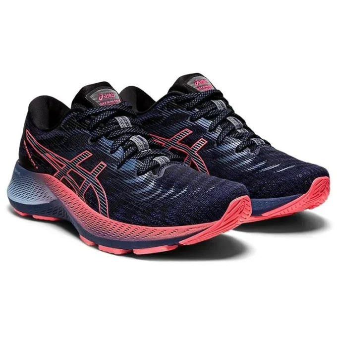 Gel-Kayano Lite 2 „Thunder Blue Blazing Coral“