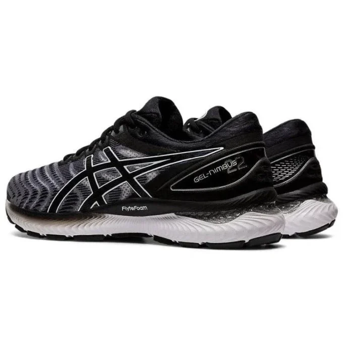 Gel-Nimbus 22 Wide „White Black“