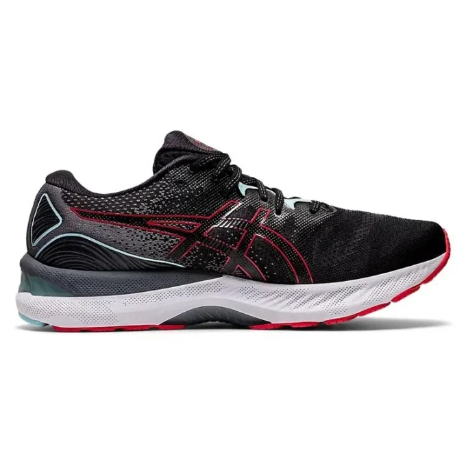 Gel-Nimbus 23 2E Wide „Schwarz-Elektrisch-Rot“