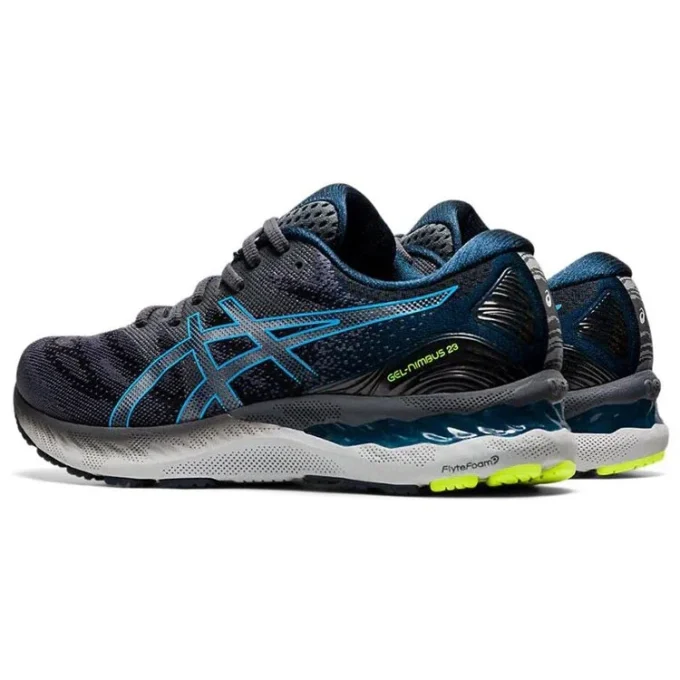 Gel-Nimbus 23 4E Wide „Carrier Grey Digital Aqua“