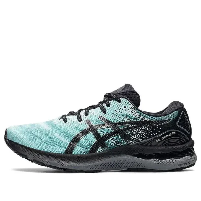 Gel-Nimbus 23 „Clear Blue Gunmetal“