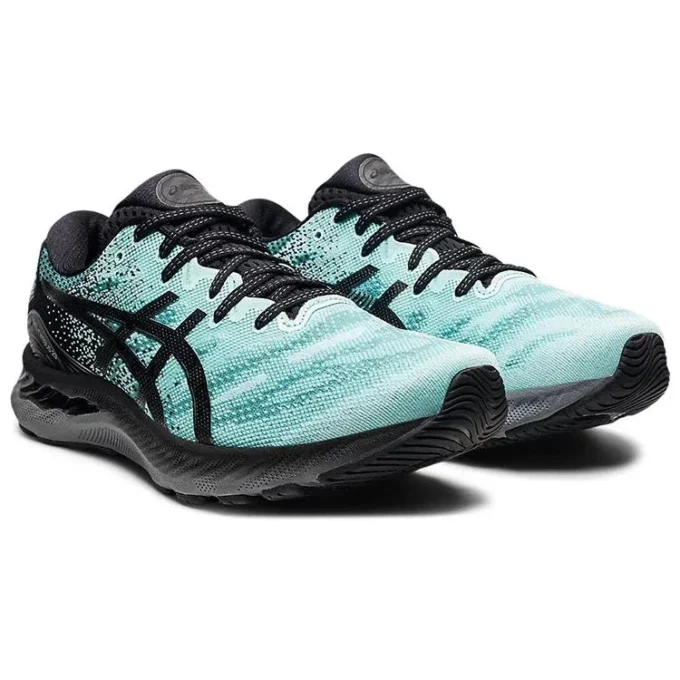 Gel-Nimbus 23 „Clear Blue Gunmetal“