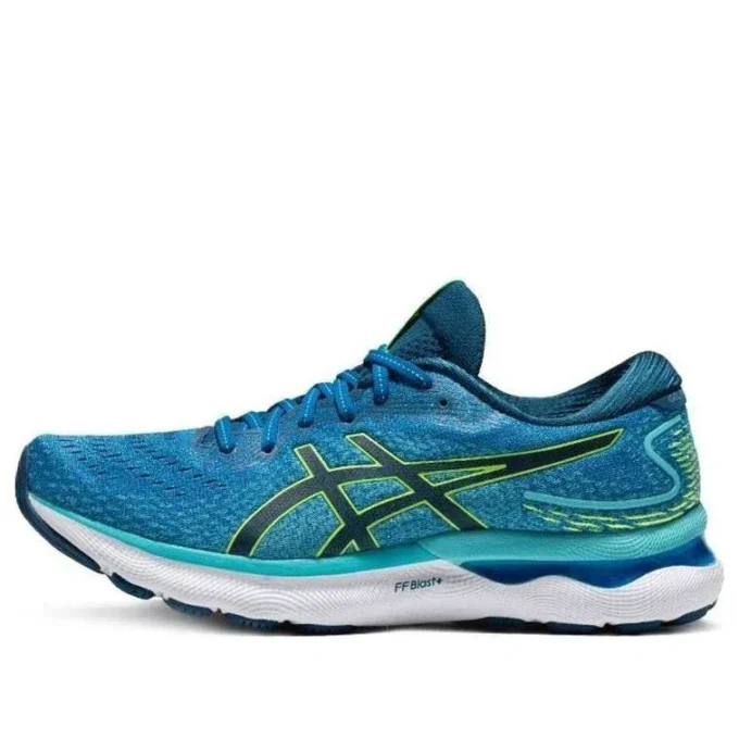 Gel-Nimbus 24 2E Wide „Lake Drive Hazard Green“