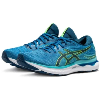 Gel-Nimbus 24 2E Wide „Lake Drive Hazard Green“