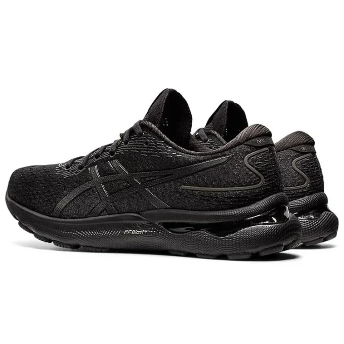 Gel-Nimbus 24 4E Extra Wide „Black Reflective“