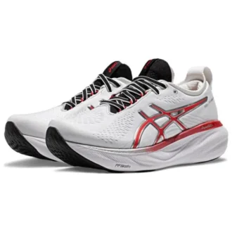 Gel-Nimbus 25 „White Classic Red“