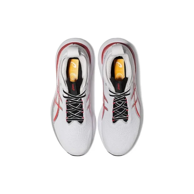 Gel-Nimbus 25 „White Classic Red“
