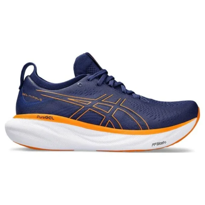 Gel-Nimbus 25 Wide „Deep Ocean Bright Orange“