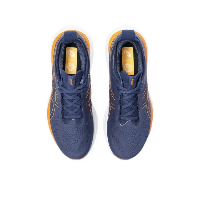 Gel-Nimbus 25 Wide „Deep Ocean Bright Orange“