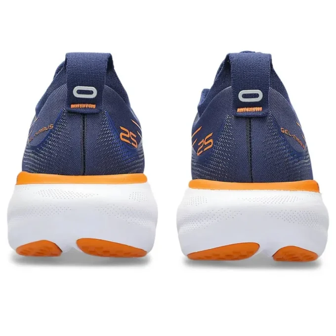 Gel-Nimbus 25 Wide „Deep Ocean Bright Orange“