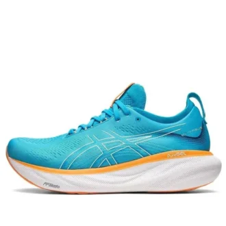 Gel-Nimbus 25 Wide „Island Blue Sun Peach“