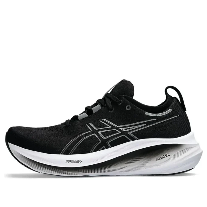 Gel-Nimbus 26 4E Wide „Black Graphite Grey“