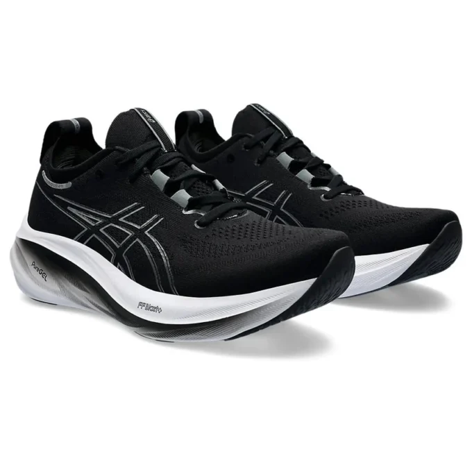 Gel-Nimbus 26 4E Wide „Black Graphite Grey“