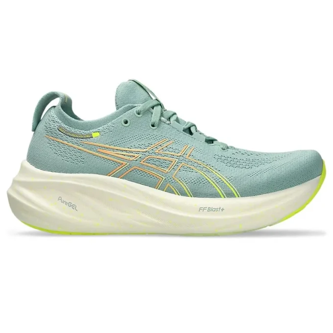 Gel-Nimbus 26 Sneaker „Light Celadon Safety Yellow“