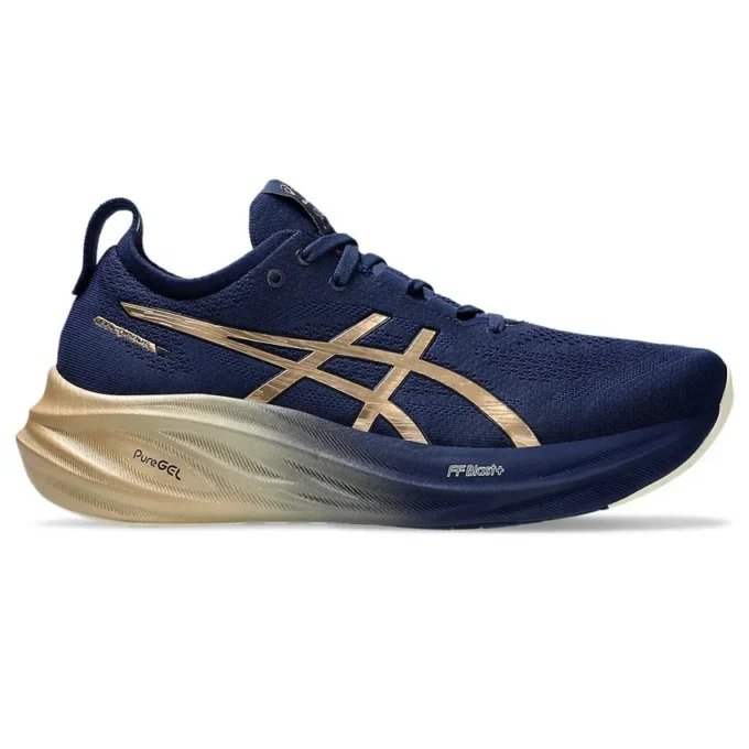 Gel-Nimbus 26 Sneakers „Navy Silver Gold“