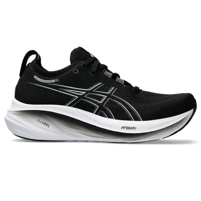 Gel-Nimbus 26 Wide „Black Graphite Grey“