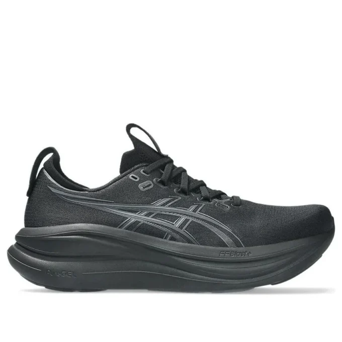 Gel-Nimbus 28 2E Wide „Schwarz Graphitgrau“