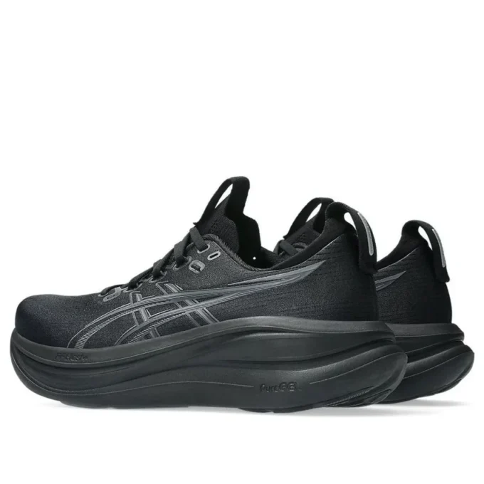 Gel-Nimbus 28 2E Wide „Schwarz Graphitgrau“