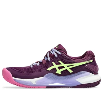 GEL-Resolution 9 Padel „Deep Mauve Lime Green“
