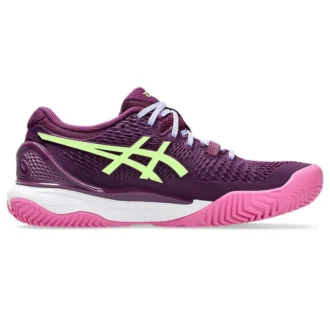 GEL-Resolution 9 Padel „Deep Mauve Lime Green“