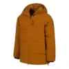Gepolsterte Heavy-Down-Jacke „Brown“