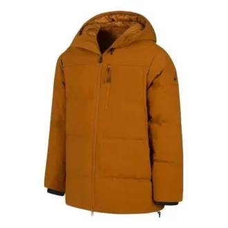 Gepolsterte Heavy-Down-Jacke „Brown“