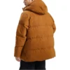 Gepolsterte Heavy-Down-Jacke „Brown“