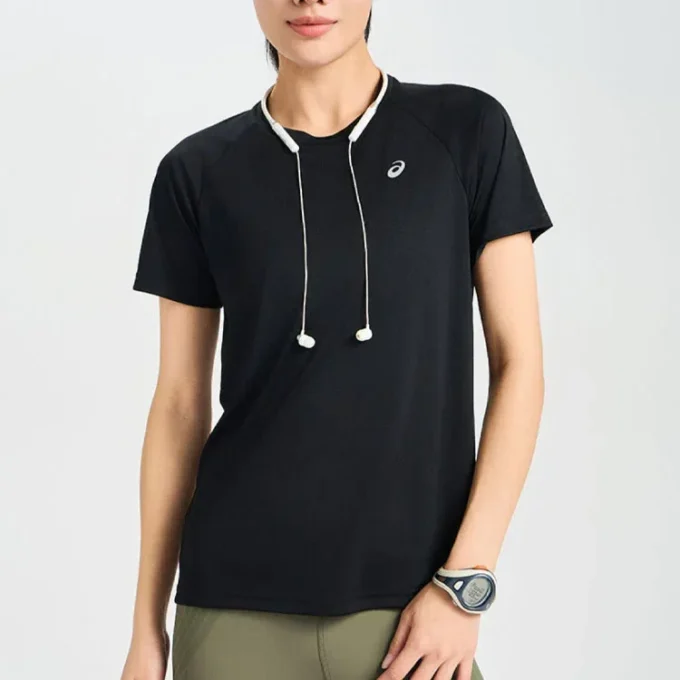 Inner Muscle Kurzarm-Oberteil „Performance Black“