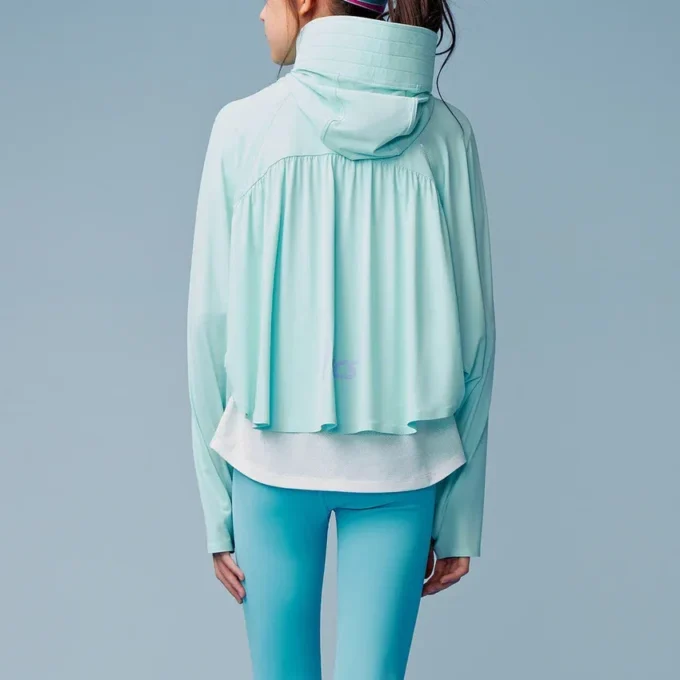 Jacke mit Fledermausärmeln „Lake Blue“