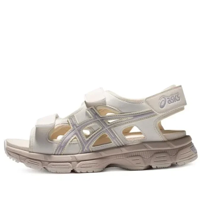 Kahana Sd Outdoor Sports Unisex-Sandalen in Beige und Lila „Cream Graypurple“