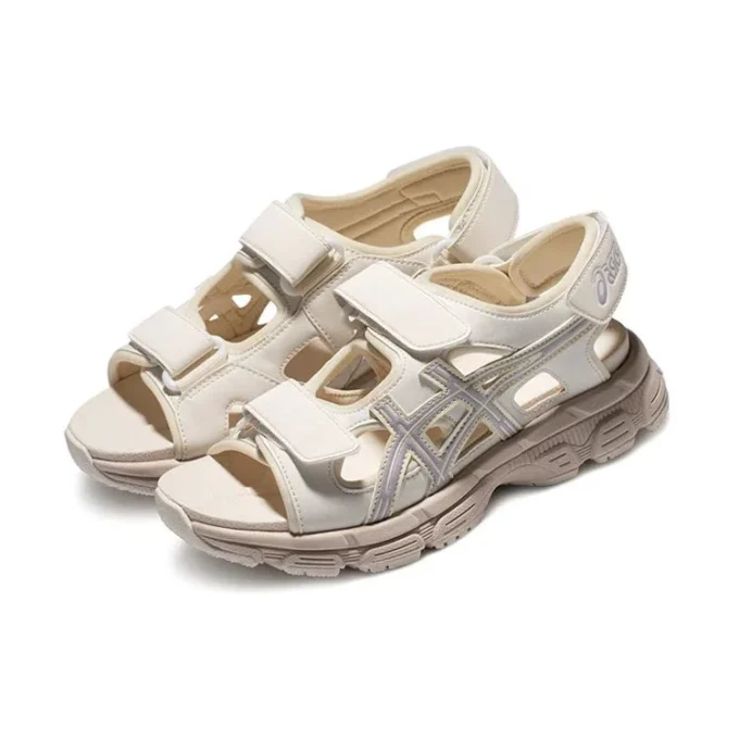 Kahana Sd Outdoor Sports Unisex-Sandalen in Beige und Lila „Cream Graypurple“