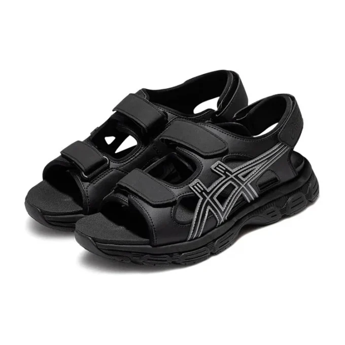 Kahana Sd Outdoor Sports Unisex-Sandalen „Schwarz-Silber“