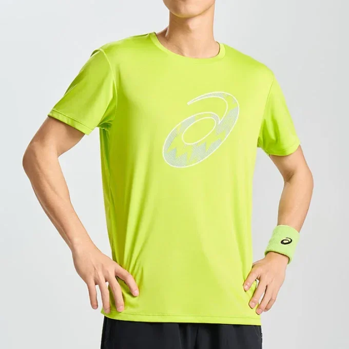 Kurzarm-Oberteil „Lime Zest“