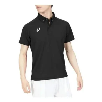 Kurzarm-Poloshirt „Black“