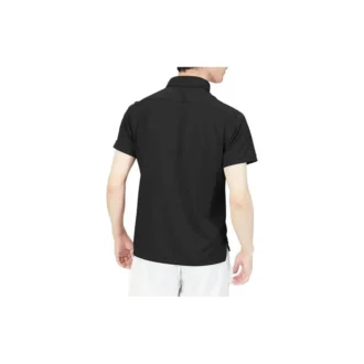 Kurzarm-Poloshirt „Black“